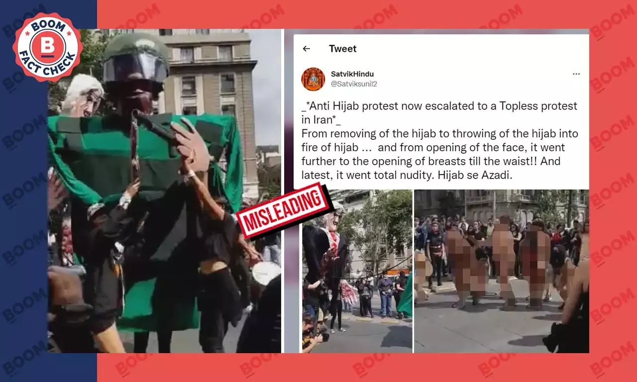 ના, આ વિડીયોમાં જે મહિલાઓ નગ્ન થઈને પ્રદર્શન કરી રહી છે તે ઈરાની મહિલાઓ નથી