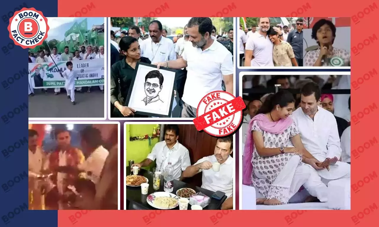 રાહુલ ગાંધીની ભારત જોડો યાત્રાની આસપાસ ખોટી માહિતી વ્યાપક છે